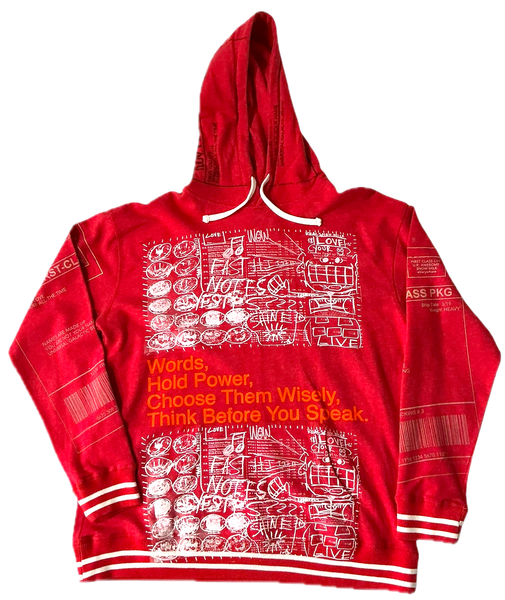 Words Hold Power Hoodie (Size 2XL)