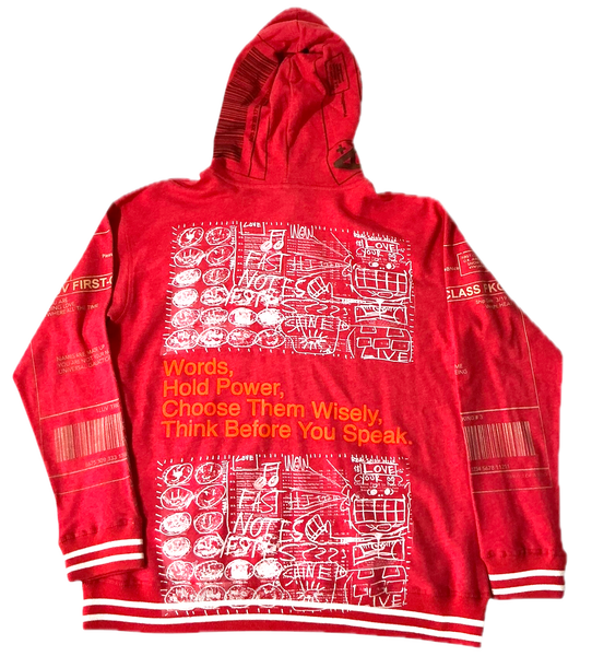 Words Hold Power Hoodie (Size 2XL)