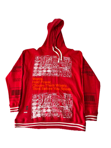 Words Hold Power Hoodie (Size 3XL)