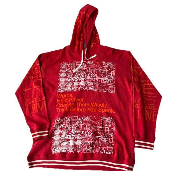 Words Hold Power Hoodie (Size 3XL)