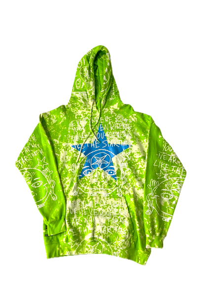 Star That You Are Bleached Hoodie (Size 2XL)