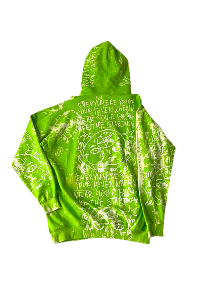 Star That You Are Bleached Hoodie (Size 2XL)