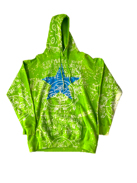 Star That You Are Bleached Hoodie (Size XL)