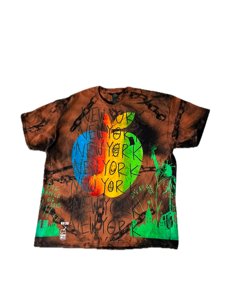 Big Apple Big Love Bleach Tee (Size XL)