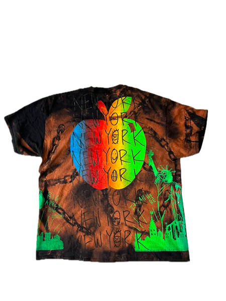 Big Apple Big Love Bleach Tee (Size XL)