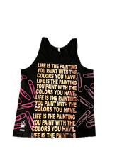 Load image into Gallery viewer, Life is The Painting You Paint Tank Top (Size XL)
