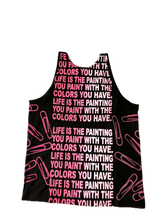 Load image into Gallery viewer, Life is The Painting You Paint Tank Top (Size XL)
