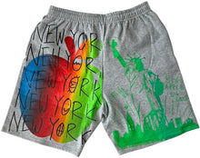 Load image into Gallery viewer, Big Apple Big Love Shorts (Size Large)
