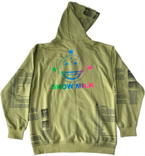 Load image into Gallery viewer, Snow Milk Kindness Zip-Up Hoodie (Size 2XL)
