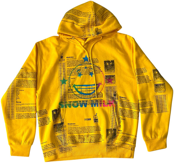 Snow Milk Kindness Hoodie (Size Large)