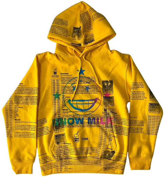 Snow Milk Kindness Hoodie (Size Small)