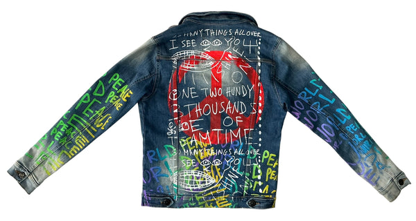 World Peace Jean Jacket (Size Small)
