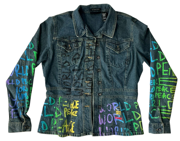 World Peace Jean Jacket (Size Large)