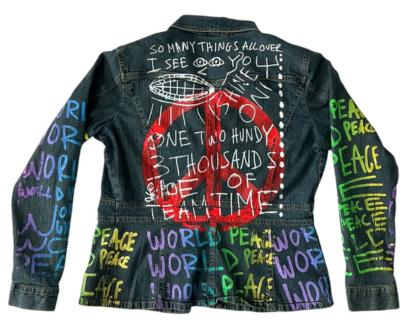 World Peace Jean Jacket (Size Large)