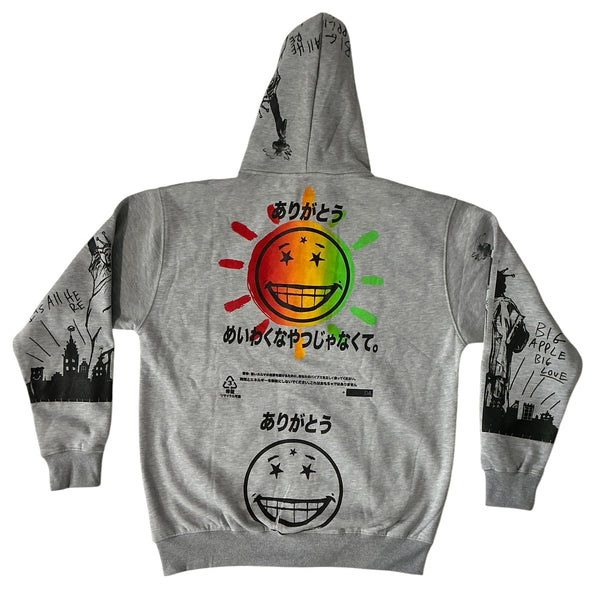 Thank You For Not Being A Dick Zip Up Hoodie (Size Large)