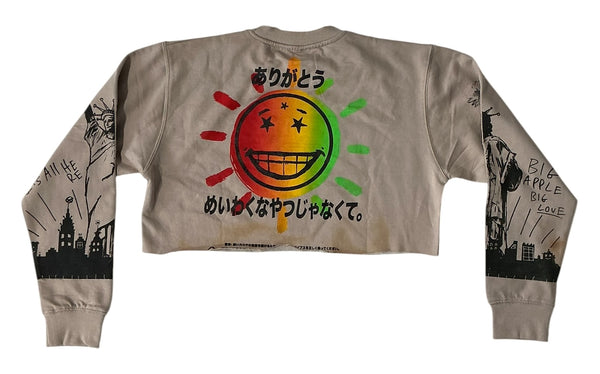 Thank You For Not Being A Dick Cropped Crewneck (Size Medium)