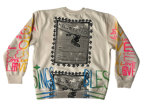 Hello Friend Crewneck (Size Large)