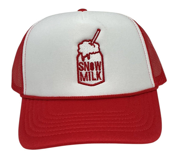 Snow Milk Trucker Hat