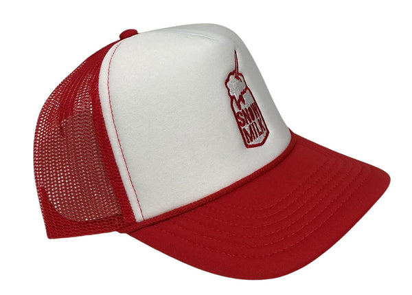 Snow Milk Trucker Hat