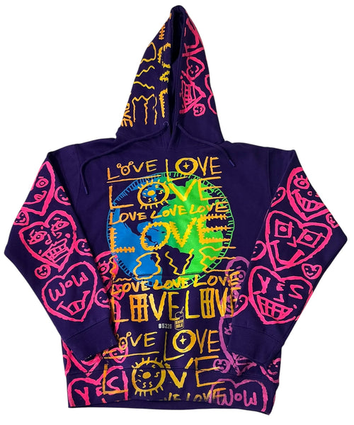 Love Love Love Hoodie (Size Medium)