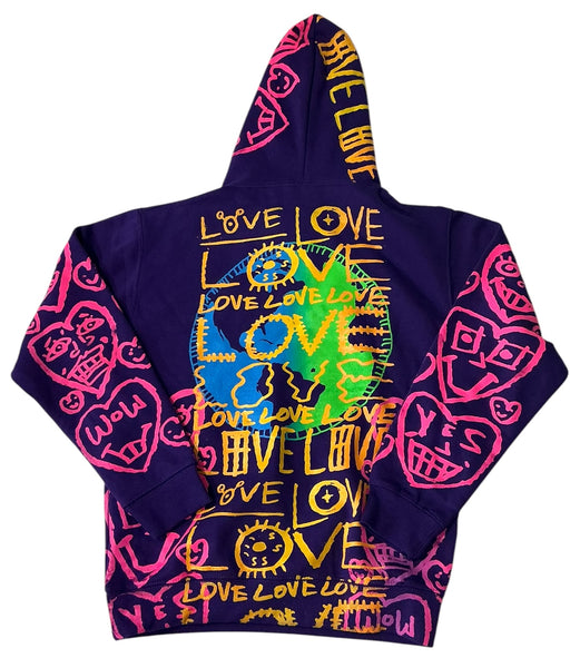 Love Love Love Hoodie (Size Medium)