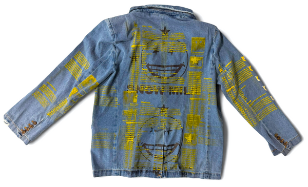 Snow Milk Kindness Denim Blazer (Size Women's Small)