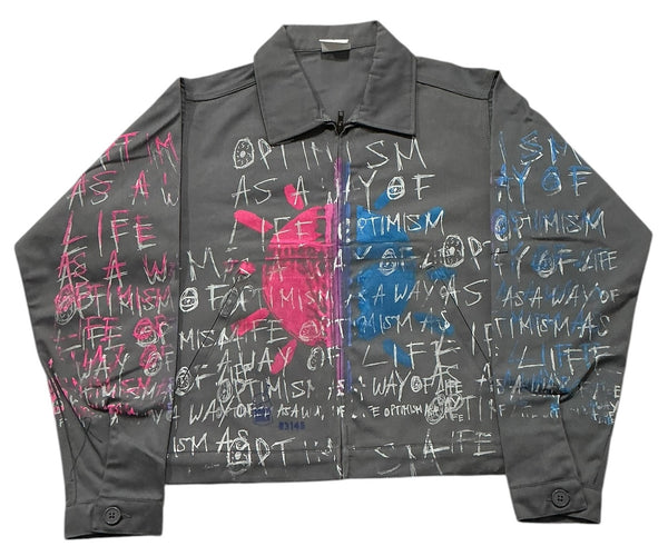 Optimism As A Way Of Life Workwear Jacket (Size Small)