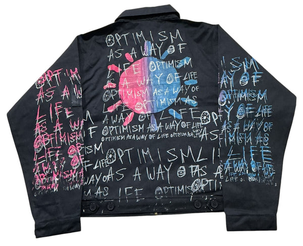 Optimism As A Way Of Life Workwear Jacket (Size Large)