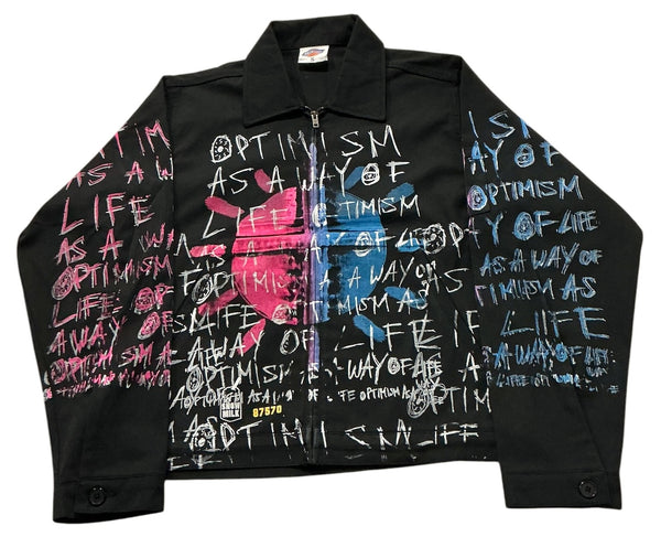 Optimism As A Way Of Life Workwear Jacket (Size Small)