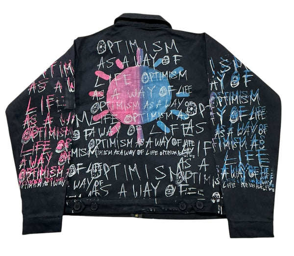Optimism As A Way Of Life Workwear Jacket (Size Small)