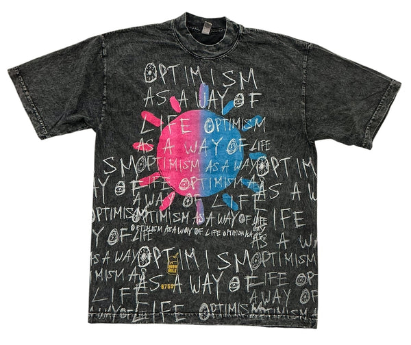 Optimism as A Way of Life 6.5oz Tee (Size Medium)