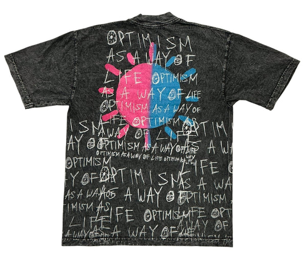 Optimism as A Way of Life 6.5oz Tee (Size Medium)
