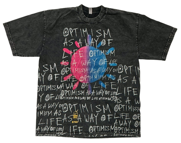 Optimism as A Way of Life 6.5oz Tee (Size Large)