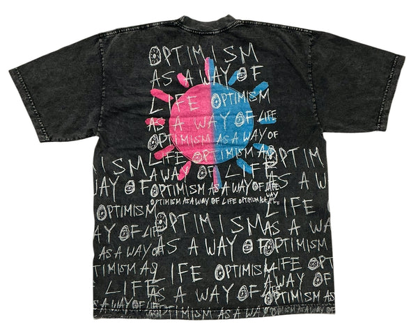 Optimism as A Way of Life 6.5oz Tee (Size Large)