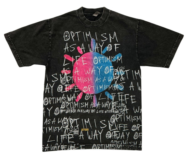 Optimism as A Way of Life 6.5oz Tee (Size Small)