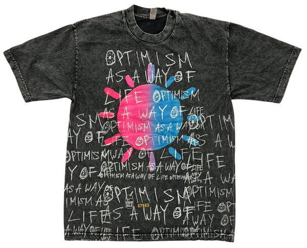 Optimism as A Way of Life 6.5oz Tee (Size Medium)