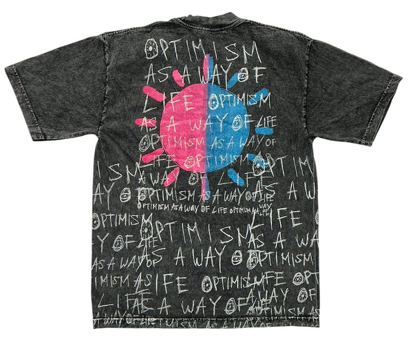 Optimism as A Way of Life 6.5oz Tee (Size Medium)