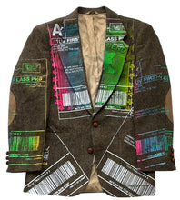 Load image into Gallery viewer, Positive Shipping Label Blazer (Size Medium)
