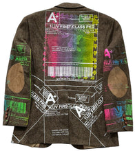 Load image into Gallery viewer, Positive Shipping Label Blazer (Size Medium)
