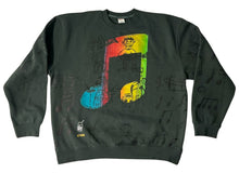 Load image into Gallery viewer, Music Notes Crewneck (Size XL)
