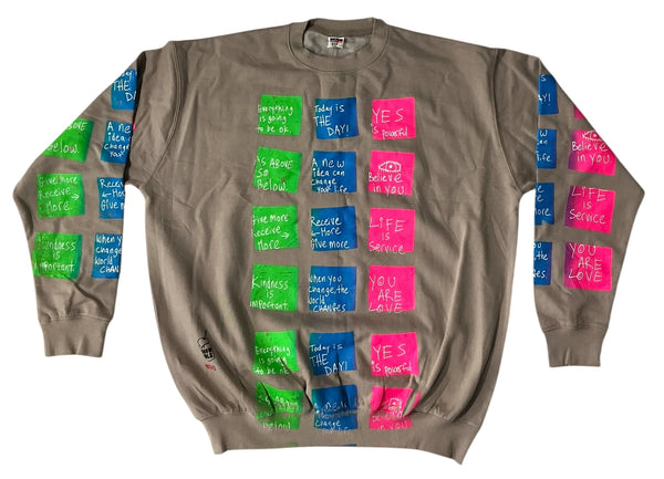 Sticky Notes Crewneck (Size 3XL)