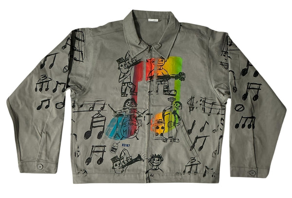 Music Notes Workwear Jacket (Size 2XL)