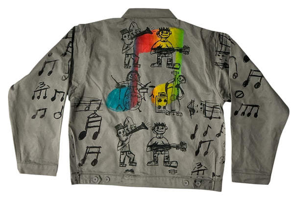 Music Notes Workwear Jacket (Size 2XL)