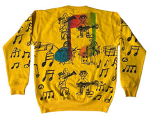 Load image into Gallery viewer, Music Notes Crewneck (Size Large)
