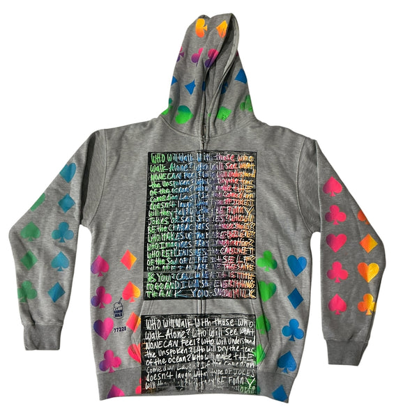 The Poem Zip Up Hoodie (Size XL)