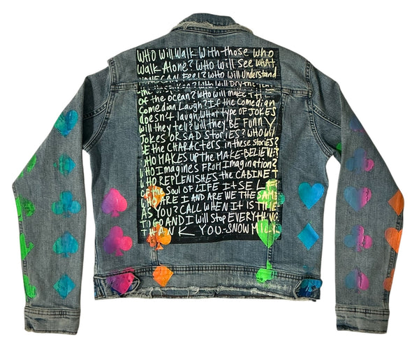 The Poem Jean Jacket (Size Women's Large)