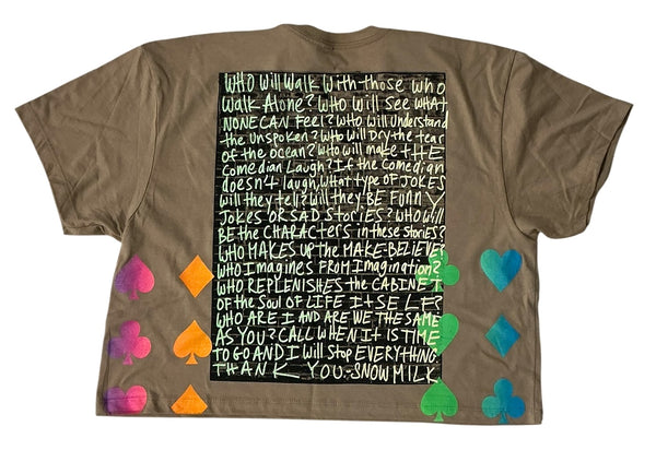 The Poem Crop Top (Size Women's XL)