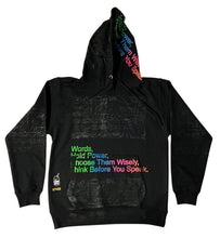 Load image into Gallery viewer, Words Hold Power Hoodie (Size Medium)
