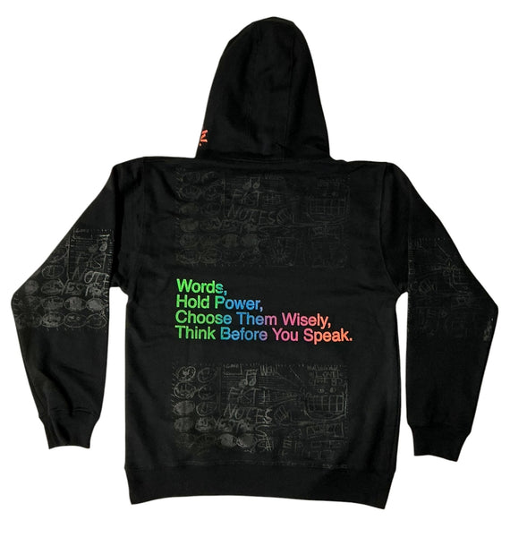 Words Hold Power Hoodie (Size Medium)