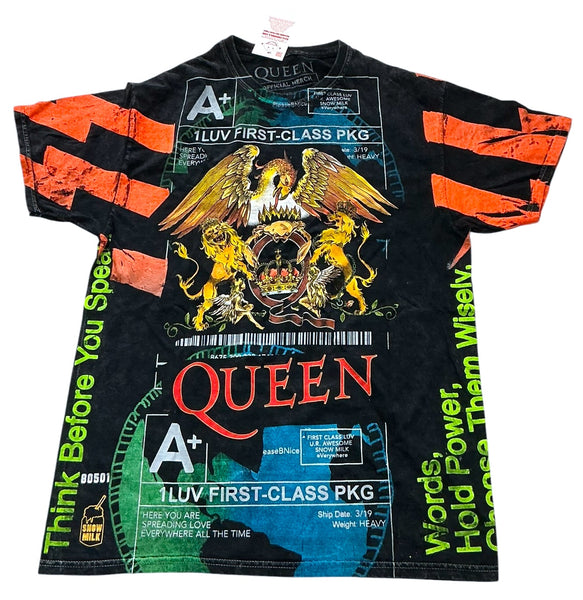 Queen X Snow Milk Custom Band Tee (Size Medium)